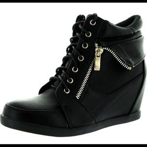 Top Moda Women’s Wedge Fashion Sneakers